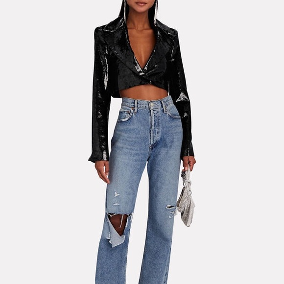 Gauge81 Vannes cropped blazer with notch lapels and a front button closure - XS - Picture 4 of 5